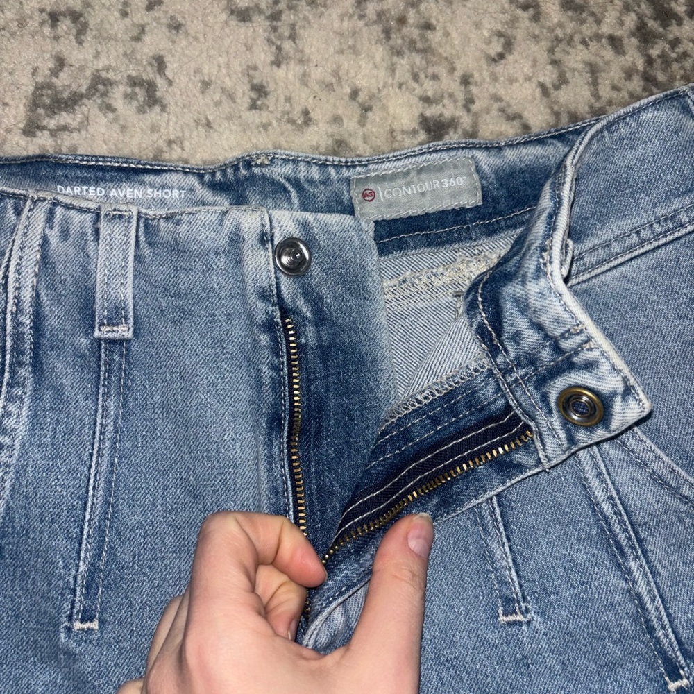 AG Darted Denim Women's Shorts - Picture 4 of 9